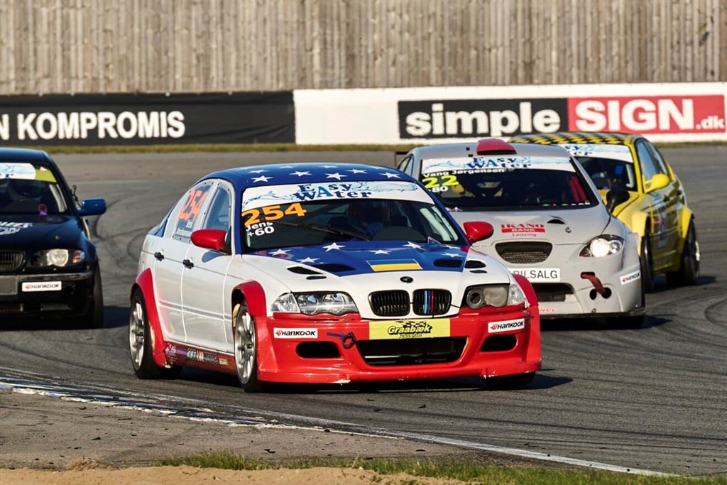 Gode kampe sikrede underholdningen på Jyllandsringen.
(Foto: Grippo)